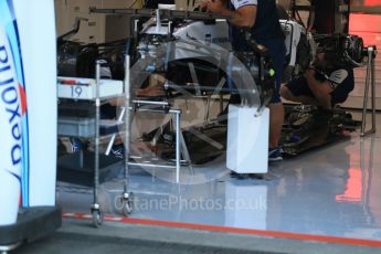 World © Octane Photographic Ltd. Williams Martini Racing FW37 – Felipe Massa. Thursday 20th August 2015, F1 Belgian GP Pitlane, Spa-Francorchamps, Belgium. Digital Ref: 1370LB1D6791