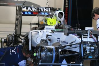 World © Octane Photographic Ltd. Williams Martini Racing FW37 – Felipe Massa. Thursday 20th August 2015, F1 Belgian GP Pitlane, Spa-Francorchamps, Belgium. Digital Ref: 1370LB1D6821