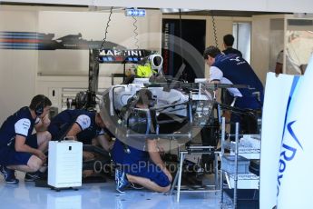World © Octane Photographic Ltd. Williams Martini Racing FW37 – Felipe Massa. Thursday 20th August 2015, F1 Belgian GP Pitlane, Spa-Francorchamps, Belgium. Digital Ref: 1370LB1D6834