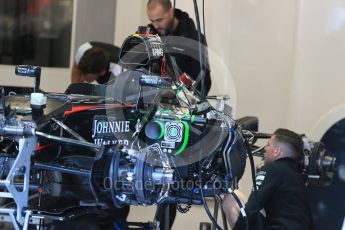 World © Octane Photographic Ltd. McLaren Honda MP4/30. Thursday 20th August 2015, F1 Belgian GP Pitlane, Spa-Francorchamps, Belgium. Digital Ref: 1370LB1D6879