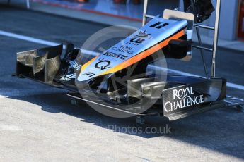 World © Octane Photographic Ltd. Sahara Force India VJM08B. Thursday 20th August 2015, F1 Belgian GP Pitlane, Spa-Francorchamps, Belgium. Digital Ref: 1370LB1D6920