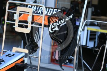 World © Octane Photographic Ltd. Sahara Force India VJM08B. Thursday 20th August 2015, F1 Belgian GP Pitlane, Spa-Francorchamps, Belgium. Digital Ref: 1370LB1D6925