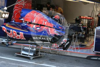 World © Octane Photographic Ltd. Scuderia Toro Rosso STR10. Thursday 20th August 2015, F1 Belgian GP Pitlane, Spa-Francorchamps, Belgium. Digital Ref: 1370LB1D7001