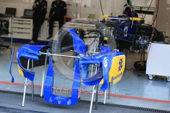 World © Octane Photographic Ltd. Sauber F1 Team C34-Ferrari – Felipe Nasr. Thursday 20th August 2015, F1 Belgian GP Pitlane, Spa-Francorchamps, Belgium. Digital Ref: 1370LB1D7102