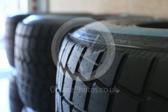 World © Octane Photographic Ltd. Pirelli wet (blue) tyres. Thursday 20th August 2015, F1 Belgian GP Pitlane, Spa-Francorchamps, Belgium. Digital Ref: 1370LB5D6258