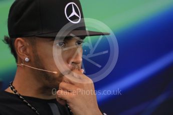 World © Octane Photographic Ltd. FIA Drivers’ Press Conference. Thursday 23rd July 2015, F1 Belgian GP, Spa-Francorchamps, Belgium. Lewis Hamilton – Mercedes AMG Petronas. Digital Ref: 1371LB1D7168