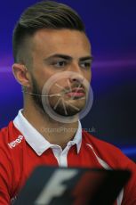 World © Octane Photographic Ltd. FIA Drivers’ Press Conference. Thursday 23rd July 2015, F1 Belgian GP, Spa-Francorchamps, Belgium. Will Stevens – Manor Marussia. Digital Ref: 1371LB1D7230
