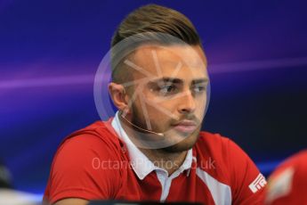 World © Octane Photographic Ltd. FIA Drivers’ Press Conference. Thursday 23rd July 2015, F1 Belgian GP, Spa-Francorchamps, Belgium. Will Stevens – Manor Marussia. Digital Ref: 1371LB1D7262