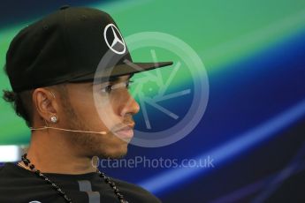 World © Octane Photographic Ltd. FIA Drivers’ Press Conference. Thursday 23rd July 2015, F1 Belgian GP, Spa-Francorchamps, Belgium. Lewis Hamilton – Mercedes AMG Petronas. Digital Ref: 1371LB1D7367