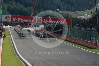 World © Octane Photographic Ltd. Saturday 22nd August 2015. Race start. GP2 Race 1 – Spa-Francorchamps, Belgium. Digital Ref. : 1383LB1D0884