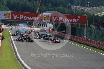 World © Octane Photographic Ltd. Saturday 22nd August 2015. Race start. GP2 Race 1 – Spa-Francorchamps, Belgium. Digital Ref. : 1383LB1D0888