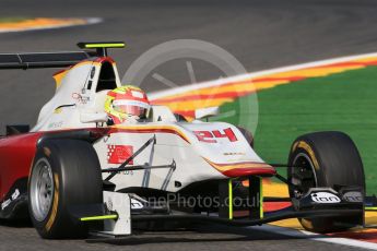 World © Octane Photographic Ltd. Friday 21st August 2015. Campos Racing – Alex Palou. GP3 Practice – Spa-Francorchamps, Belgium. Digital Ref. : 1378LB1D8934