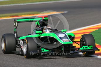 World © Octane Photographic Ltd. Friday 21st August 2015. Status Grand Prix – Sandy Stuvik. GP3 Practice – Spa-Francorchamps, Belgium. Digital Ref. : 1378LB1D8971