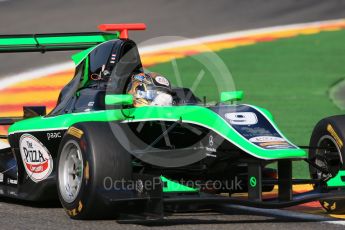 World © Octane Photographic Ltd. Friday 21st August 2015. Status Grand Prix – Sandy Stuvik. GP3 Practice – Spa-Francorchamps, Belgium. Digital Ref. : 1378LB1D9169