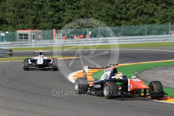 World © Octane Photographic Ltd. Friday 21st August 2015. Trident – Artur Janosz and Carlin – Jann Mardenborough. GP3 Practice – Spa-Francorchamps, Belgium. Digital Ref. : 1378LB5D6614