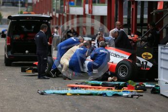 World © Octane Photographic Ltd. Thursday 20th August 2015. MP Motorsport – Daniel de Jong - Extraction practice. GP2 Paddock – Spa-Francorchamps, Belgium. Spain. Digital Ref. : 1372LB1D7405