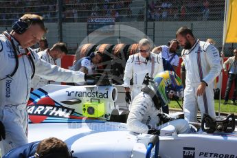 World © Octane Photographic Ltd. Williams Martini Racing FW37 – Felipe Massa. Sunday 23rd August 2015, F1 Belgian GP Grid, Spa-Francorchamps, Belgium. Digital Ref: 1388LB5D9887