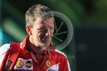 World © Octane Photographic Ltd. Scuderia Ferrari - James Allison. Sunday 23rd August 2015, F1 Belgian GP Paddock, Spa-Francorchamps, Belgium. Digital Ref: 1387LB1D1422