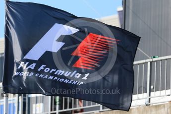 World © Octane Photographic Ltd. F1 Flag. Sunday 23rd August 2015, F1 Belgian GP Paddock, Spa-Francorchamps, Belgium. Digital Ref: 1387LB1D1437