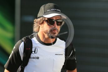 World © Octane Photographic Ltd. McLaren Honda MP4/30 – Fernando Alonso. Sunday 23rd August 2015, F1 Belgian GP Paddock, Spa-Francorchamps, Belgium. Digital Ref: 1387LB1D1473