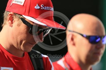 World © Octane Photographic Ltd. Scuderia Ferrari SF15-T – Kimi Raikkonen. Sunday 23rd August 2015, F1 Belgian GP Paddock, Spa-Francorchamps, Belgium. Digital Ref: 1387LB1D1502