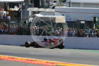 World © Octane Photographic Ltd. Scuderia Toro Rosso STR10 – Carlos Sainz Jnr. Sunday 23rd August 2015, F1 Belgian GP Race, Spa-Francorchamps, Belgium. Digital Ref: 1389LB1D2148