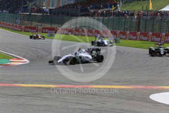 World © Octane Photographic Ltd. Williams Martini Racing FW37 – Valtteri Bottas. Sunday 23rd August 2015, F1 Belgian GP Race, Spa-Francorchamps, Belgium. Digital Ref: 1389LB5D0003