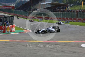 World © Octane Photographic Ltd. Williams Martini Racing FW37 – Valtteri Bottas. Sunday 23rd August 2015, F1 Belgian GP Race, Spa-Francorchamps, Belgium. Digital Ref: 1389LB5D0064