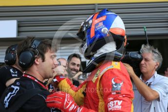 World © Octane Photographic Ltd. Sunday 23rd August 2015. Racing Engineering – Alexander Rossi. GP2 Race 2 Parc Ferme – Spa-Francorchamps, Belgium. Digital Ref. : 1386LB5D9809