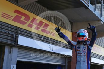 World © Octane Photographic Ltd. Sunday 23rd August 2015. Trident – Luca Ghiotto. GP3 Race 2 Parc Ferme – Spa-Francorchamps, Belgium. Digital Ref. : 1385LB5D9734