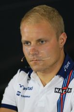 World © Octane Photographic Ltd. FIA Drivers’ Press Conference. Thursday 2nd July 2015, F1 British GP, Silverstone, UK. Williams Martini Racing – Valtteri Bottas. Digital Ref: 1326LB1D2995