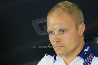 World © Octane Photographic Ltd. FIA Drivers’ Press Conference. Thursday 2nd July 2015, F1 British GP, Silverstone, UK. Williams Martini Racing – Valtteri Bottas. Digital Ref: 1326LB1D3105