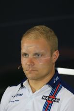 World © Octane Photographic Ltd. FIA Drivers’ Press Conference. Thursday 2nd July 2015, F1 British GP, Silverstone, UK. Williams Martini Racing – Valtteri Bottas. Digital Ref: 1326LB1D3127