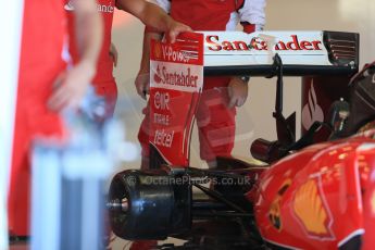 World © Octane Photographic Ltd. Scuderia Ferrari SF15-T. Friday 3rd July 2015, F1 British GP Practice 1, Silverstone, UK. Digital Ref: 1327LB1D3280