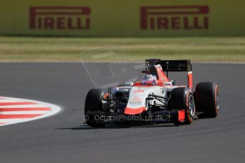 World © Octane Photographic Ltd. Manor Marussia F1 Team MR03B – William Stevens. Friday 3rd July 2015, F1 British GP Practice 1, Silverstone, UK. Digital Ref: 1327LB1D3329