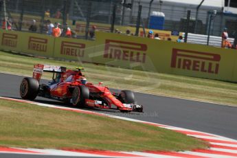 World © Octane Photographic Ltd. Scuderia Ferrari SF15-T– Kimi Raikkonen. Friday 3rd July 2015, F1 British GP Practice 1, Silverstone, UK. Digital Ref: 1327LB1D3345