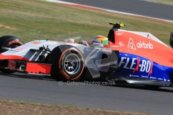 World © Octane Photographic Ltd. Manor Marussia F1 Team MR03B – Roberto Merhi. Friday 3rd July 2015, F1 British GP Practice 1, Silverstone, UK. Digital Ref: 1327LB1D3378