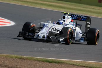 World © Octane Photographic Ltd. Williams Martini Racing FW37 Development Driver– Susie Wolff. Friday 3rd July 2015, F1 British GP Practice 1, Silverstone, UK. Digital Ref: 1327LB1D3403