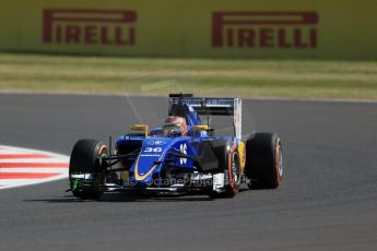 World © Octane Photographic Ltd. Sauber F1 Team Reserve Driver– Raffaele Marciello. Friday 3rd July 2015, F1 British GP Practice 1 Silverstone, UK. Digital Ref: 1327LB1D3479