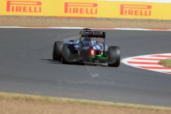 World © Octane Photographic Ltd. Sahara Force India VJM08B – Sergio Perez. Friday 3rd July 2015, F1 British GP Practice 1, Silverstone, UK. Digital Ref: 1327LB1D3497