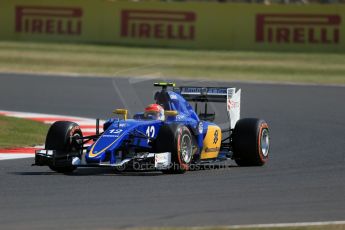 World © Octane Photographic Ltd. Sauber F1 Team C34-Ferrari – Felipe Nasr. Friday 3rd July 2015, F1 British GP Practice 1 Silverstone, UK. Digital Ref: 1327LB1D3555