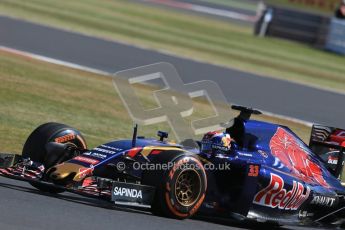 World © Octane Photographic Ltd. Scuderia Toro Rosso STR10 – Max Verstappen. Friday 3rd July 2015, F1 British GP Practice 1, Silverstone, UK. Digital Ref: 1327LB1D3607