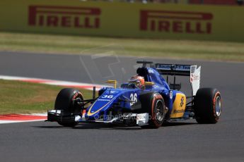 World © Octane Photographic Ltd. Sauber F1 Team Reserve Driver– Raffaele Marciello. Friday 3rd July 2015, F1 British GP Practice 1 Silverstone, UK. Digital Ref: 1327LB1D3817