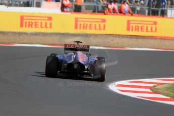 World © Octane Photographic Ltd. Scuderia Toro Rosso STR10 – Carlos Sainz Jnr. Friday 3rd July 2015, F1 British GP Practice 1, Silverstone, UK. Digital Ref: 1327LB1D3852