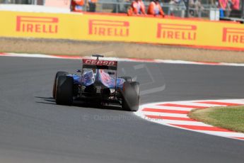 World © Octane Photographic Ltd. Scuderia Toro Rosso STR10 – Max Verstappen. Friday 3rd July 2015, F1 British GP Practice 1, Silverstone, UK. Digital Ref: 1327LB1D3918