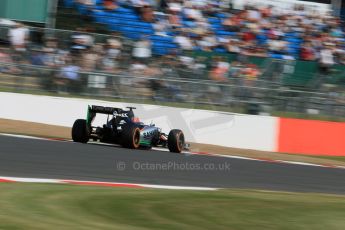 World © Octane Photographic Ltd. Sahara Force India VJM08B – Nico Hulkenberg. Friday 3rd July 2015, F1 British GP Practice 1, Silverstone, UK. Digital Ref: 1327LB1D3967