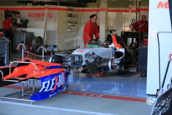 World © Octane Photographic Ltd. Manor Marussia F1 Team MR03B – William Stevens. Friday 3rd July 2015, F1 British GP Practice 1, Silverstone, UK. Digital Ref: 1327LB5D8669