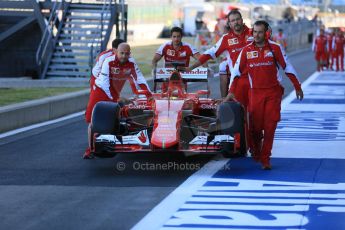 World © Octane Photographic Ltd. Scuderia Ferrari SF15-T– Sebastian Vettel. Friday 3rd July 2015, F1 British GP Practice 1, Silverstone, UK. Digital Ref: 1327LB5D8682