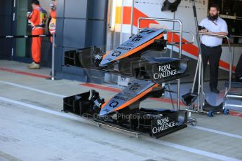 World © Octane Photographic Ltd. Sahara Force India VJM08B old design nose. Friday 3rd July 2015, F1 British GP Practice 1, Silverstone, UK. Digital Ref: 1327LB5D8715