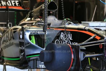 World © Octane Photographic Ltd. Sahara Force India VJM08B. Friday 3rd July 2015, F1 British GP Practice 1, Silverstone, UK. Digital Ref: 1327LB5D8876